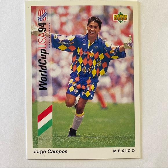 RARE JORGE CAMPOS ROOKIE WORLD CUP CARD. MINT!!! - Picture 1 of 2